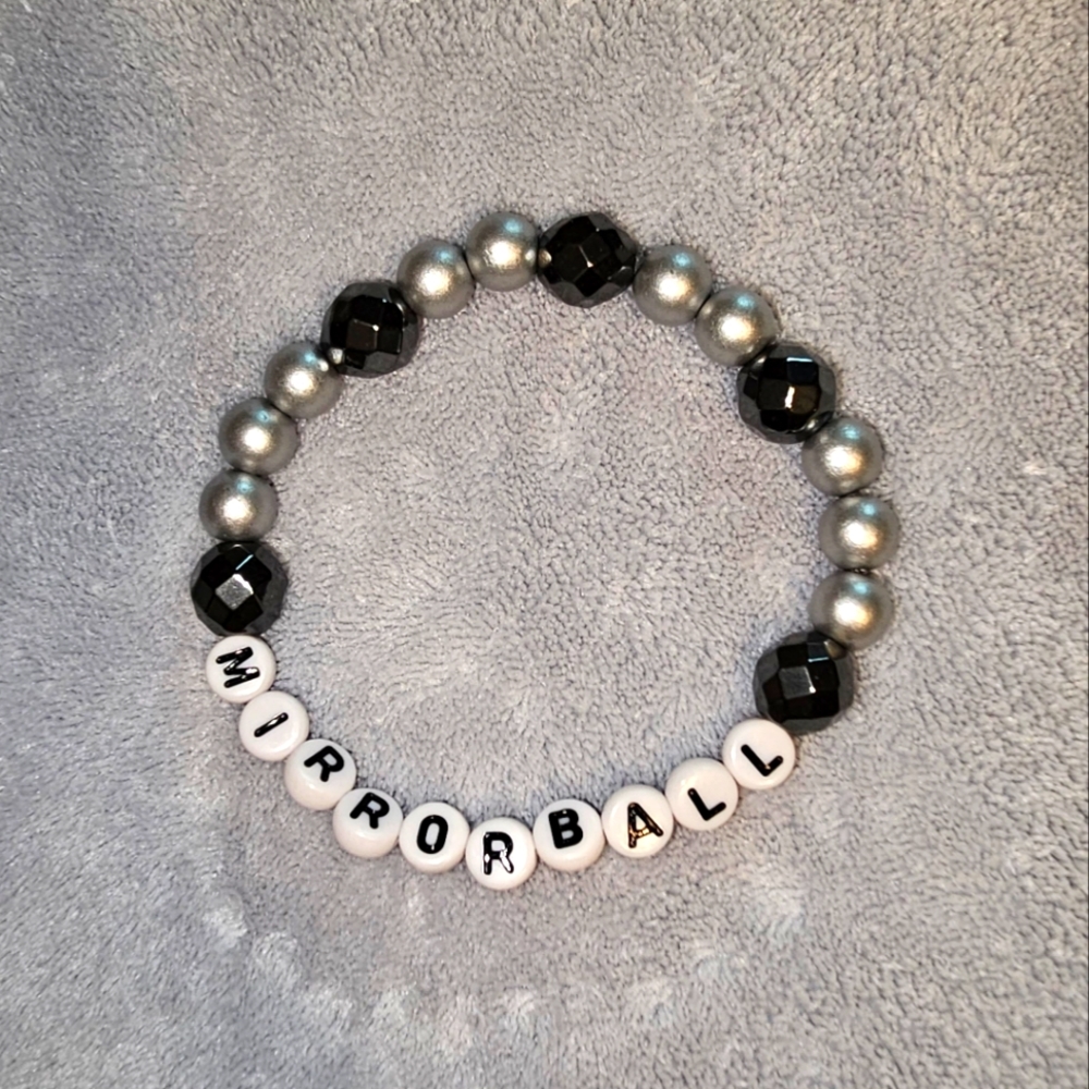 Taylor Swift Real Gem Stone "Mirrorball" Friendship Bracelet